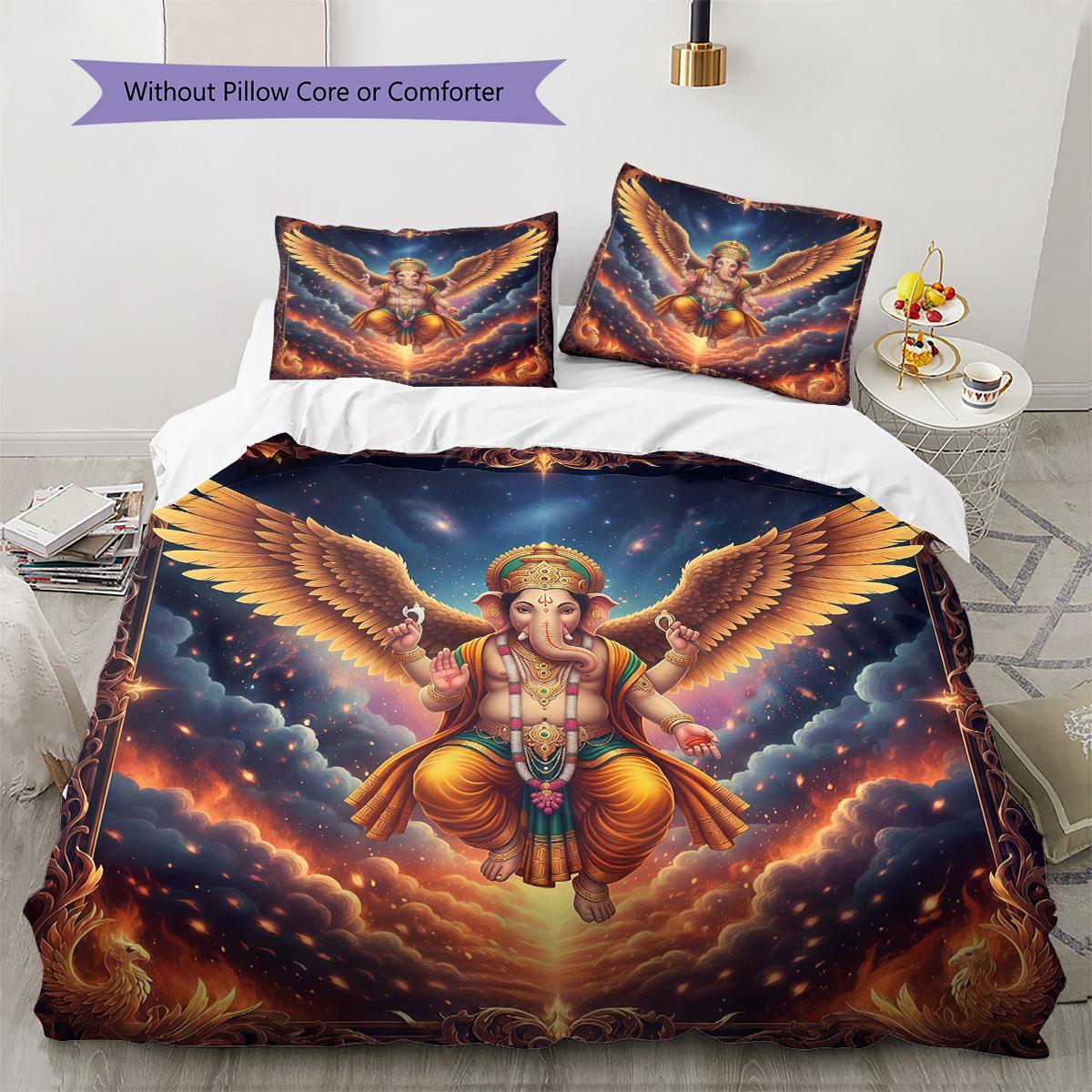 

Nirvana creatures Pattern Bedding Quilt Set Quilt Cover Pillowcase Home Decoration Birthday Gift (1 * duvet cover + 2 * pillowcase, without core) 135x200cm
