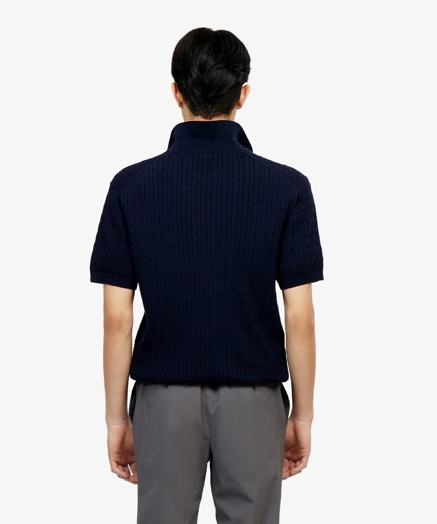 LACOSTE Men'S Cable Short Sleeve Sweater Polo Shirt Ph368E-56G 166