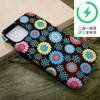 Retro colored flower Apple 17pm mobile phone case, hot-selling two-in-one film case iPhone13 anti-drop case.