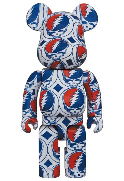 Bearbrick Grateful Dead GRATEFUL DEAD YOUR BE@RBRICK 100% & 400% (STEAL FACE)