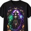 Witch Sorceress Magic Gothic Fantasy Graphic Unisex TShirt