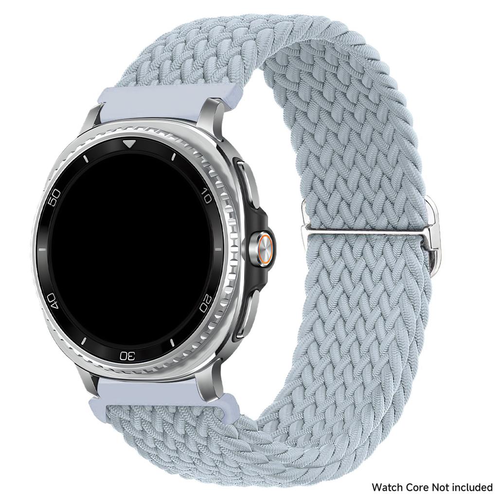 Bracelet en nylon tressé pour Samsung Galaxy Watch 8 40mm 44mm/Watch 8 Classic 46mm Bracelet sans espace pour Galaxy Ultra 2025 Bracelet en nylon