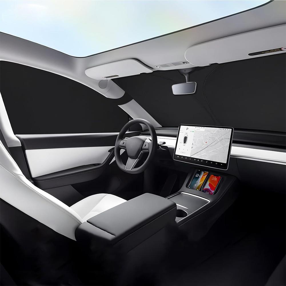 8Pcs/Set Car Multi Sun Shade Ultraviolet Isolation Total Blackout Sun Visors for Tesla Model Y 2020-2025 Accessories