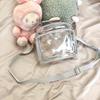 Transparent PVC Single Shoulder Crossbody Bag - Simple Women's Jelly Doll Bag