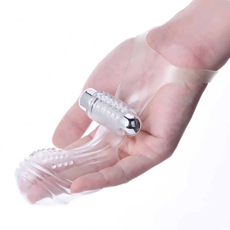 G Spot Vibrating Finger Sleeve Female Masturbator Clitoris Stimulation Finger Massager Vibrators For Women Erotic Adult Sex Toys