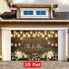 2D plane romantic and cozy wedding decoration suitable for weddings and various other events polyester fiber