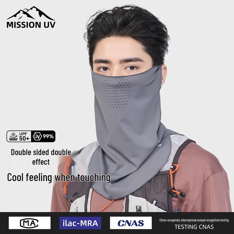 MISSION UV Ice Silk Sun Protection Face Mask