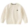 DAVE&BELLA Kinder Pullover mit Stickerei aus Wolle