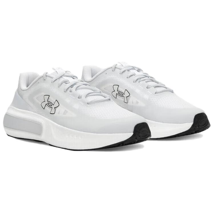 Under Armour Phantom 4 Classic Comfortable Versatile Shock Absorbing Breathable Low Top Lifestyle Shoes Unisex sneaker White Gray 6007194-100