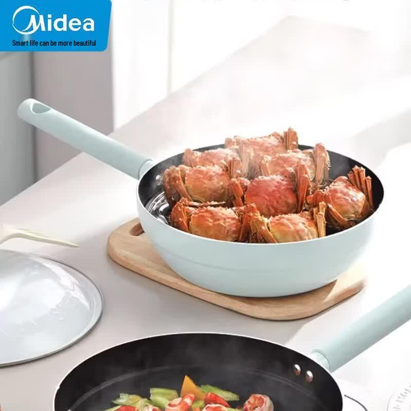Midea 28S01 Non-Stick Cast Iron Wok