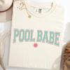 Pool Babe Comfort Colors Shirt, Hot Girl Summer T-Shirt, Summer Vacation Shirt, Funny Girls Trip Tee, Cool Summer Vibes Tee, Hot Babe Shirt