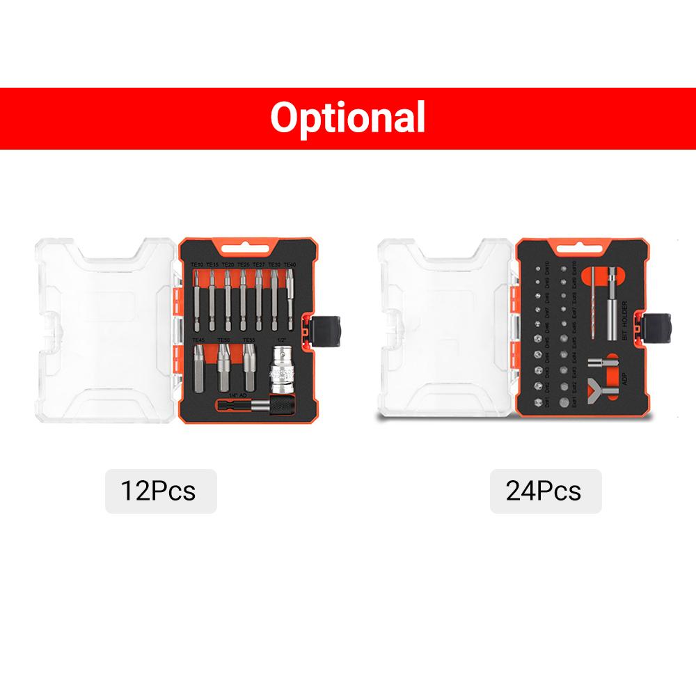 12 stk skadet skruetrekkersett, fjerner for skruer med avisolert hode Muttere og bolter Borverktøy