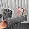 1/2/3Pcs Plastic Clear Box Press-on Nail Storage Case Square Jewelry Earring Sponge Storage Box Display Packaging With Lid