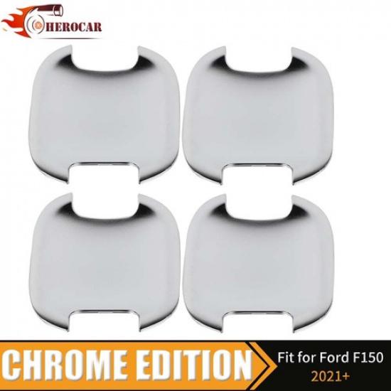 Chrome Door Handle Bowl Decor Cover Trim For Ford F150 +Exterior Accessories