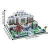 MOC Grand Botanic Palace Garden Modular Building Blocks Model  Botanical Garden Palace Street View Architecture Bricks Toys Gift
