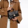Pu Small Square Bag With Top Flap For Daily Casual Street Style Women