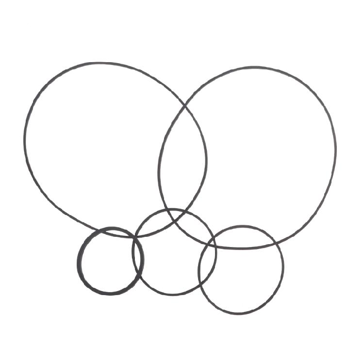 5Pcs Rubber Drive Belts Elastic Bands for Aiwa NSX330 Combination Speaker System