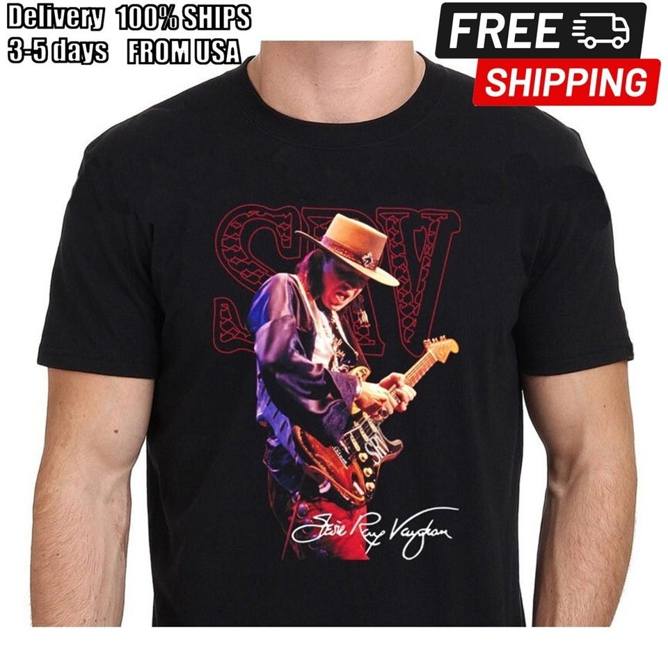 

Stevie Ray Vaughan Country Music Tour Tshirt Tee Men Women Free Shiping Unisex T-Shirt M