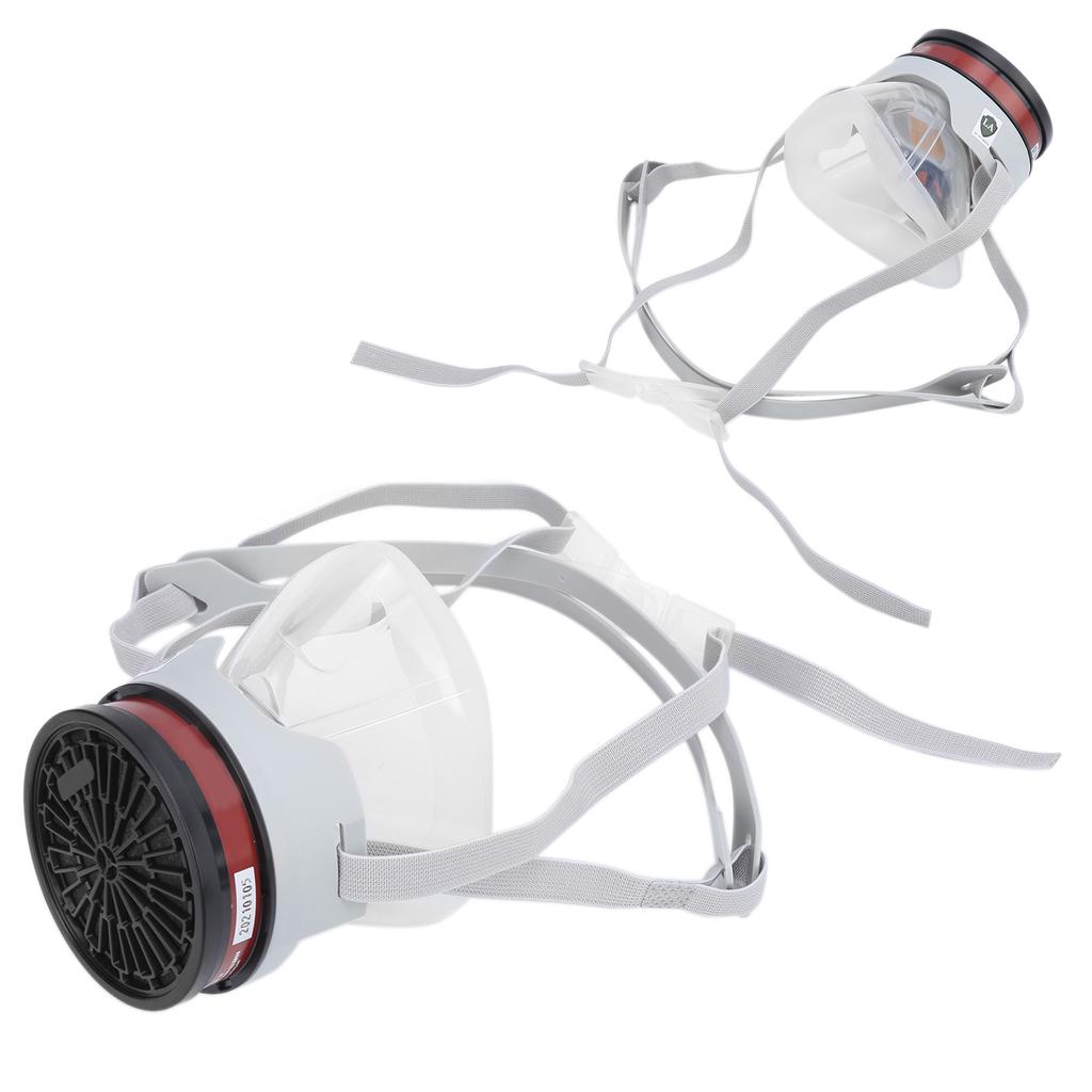 HalfFace Guard Gas Defense with No.3 Filter Box Silicone Portable for Personal Protection