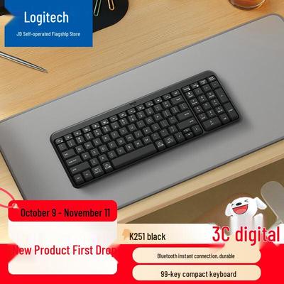 Logitech K251 Wireless Bluetooth Compact Keyboard