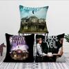 Music P-Pierce The Veil Collide with the Sky Pillow Case Living Room Bedroom Headboard Backrest Cushion Square Cushion Nap Time