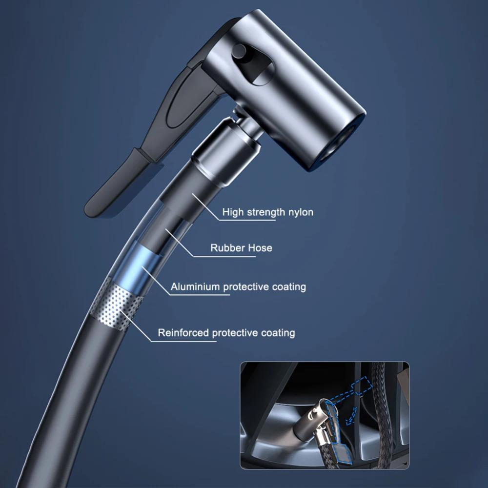 Air Blower Duster Handheld Wireless Vacuum Cleaner Portable Tire Inflator Tire Pressure Gauge Lighting Car Electrical Appliances