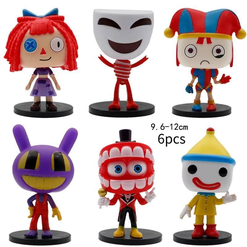 Amazing Digital The Circus 6piece Circus Juggling Clown Pvc Toy Set Decoration