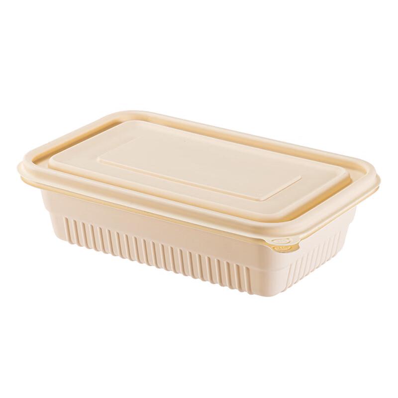 Ronghe Biologisch abbaubare Einweg-Viereckige Meal Prep Box aus Maisstärke