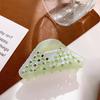 Chic Trendy And Oversized Rhinestone Hair Claw Clip In Soft Pastel Colors For Women