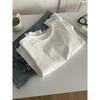 Hollowed-out lace hem pure cotton round-neck long-sleeve T-shirt for women, 2026 spring elegant Korean-style base shirt top