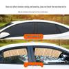 Car Magnetic Sunshade: Heat Insulating, UV Protecting, Universal Fit Inner Window Curtain