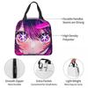 Oshi No Ko Anime Kawaii Insulated Lunch Bag for Kids School Cooler Thermal Food Box Tote Leakproof Lunch Boxes Container