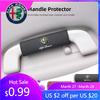 For Alfa Romeo Car Roof Handle Protect Cover Handrail Pull Glove Accessories For Alfa Romeo Giulietta GT 159 147 156 Mito Brera