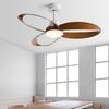 42/52 Inch Ceiling Fan 3 Blades Vintage Industrial Wood Ventilator with Light Remote Control for Coffee Shop Home Hotel Office