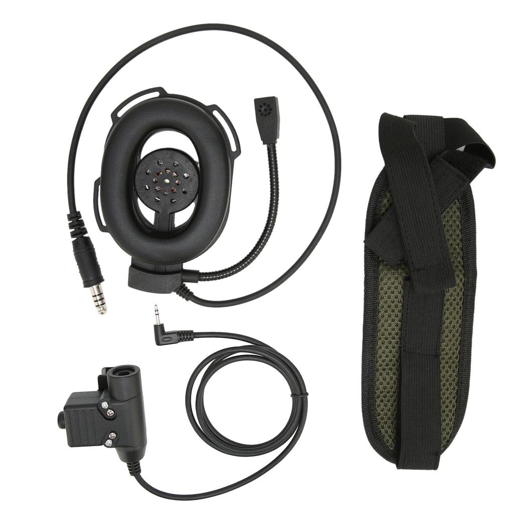 Căști cu cască pentru motocicletă, căști unilaterale cu PTT U94 pentru MOTOROLA T5428 6200C T80 2,5 mm