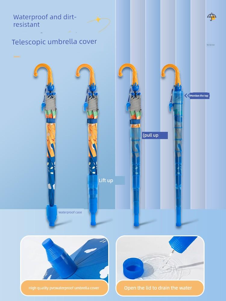 German Children's Umbrella for Boys and Girls, Students, Special for School, Kindergarten Kids, Baby Cartoon Umbrella, Dual-Use for Sun and Rain
