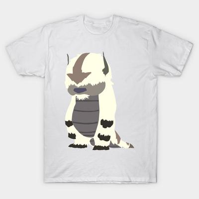 Men Black Print T-shirt Standing Appa No-Cut Heat Transfer Print Cotton Tshirt