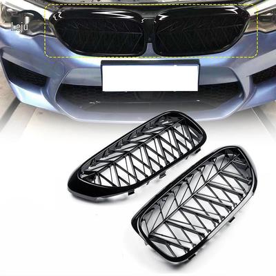 Helle schwarze Frontstoßstangen-Kühlergrill für BMW 3er & 5er F30 2018-2020