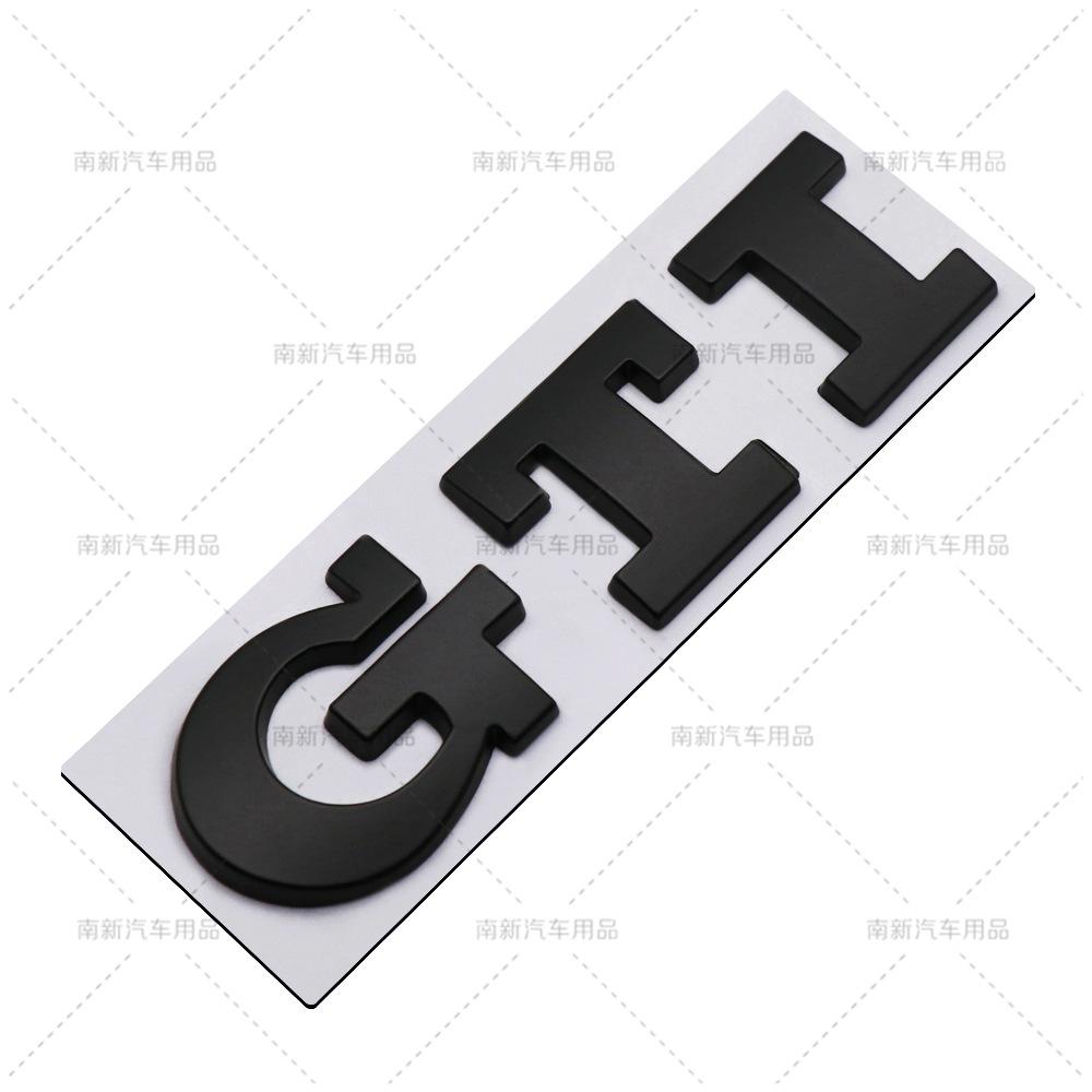RUNTB1 3D Metal Car trunk Badge Stickers Emblem for VW golf GTI mk2 mk3 mk4 mk5 mk6 mk7 mk8 Polo Badge Accessories b10