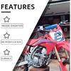 Dirt Bike Foldable Clutch Brake Levers,CNC Clutch Lever Breakaway Levers for CRF150R 07-25/CR80R CR85R 98-07/XR650R 00-06/CR125R CR250R 92-03 Red