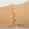 2025 New Trendy Stainless Steel "Devil's Eye" Bracelet American Hip-hop Classic Design Niche Jewelry