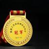 Customization Metal Tennis Baked Paint Medal Sports Meeting Children's School Souvenirs Award Hanging Around the Neck Decor, 3Pc