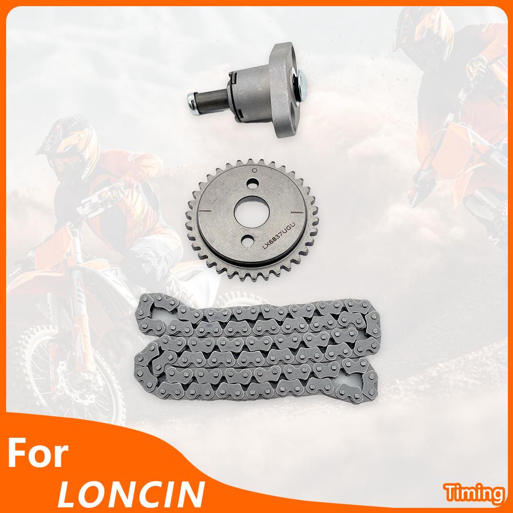 For YB300H YB250R Motorcycle Accessories Timing Chain Tensioner Camshaft Sprocket LONCIN Engine KEWS HENGJIAN Timing Parts