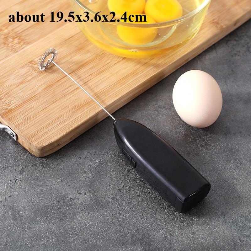 Mini Milk Frother Handheld Foam Maker for Lattes Whisk Coffee Cappuccino Matcha Hot Chocolate Egg Beater Drink Mixer