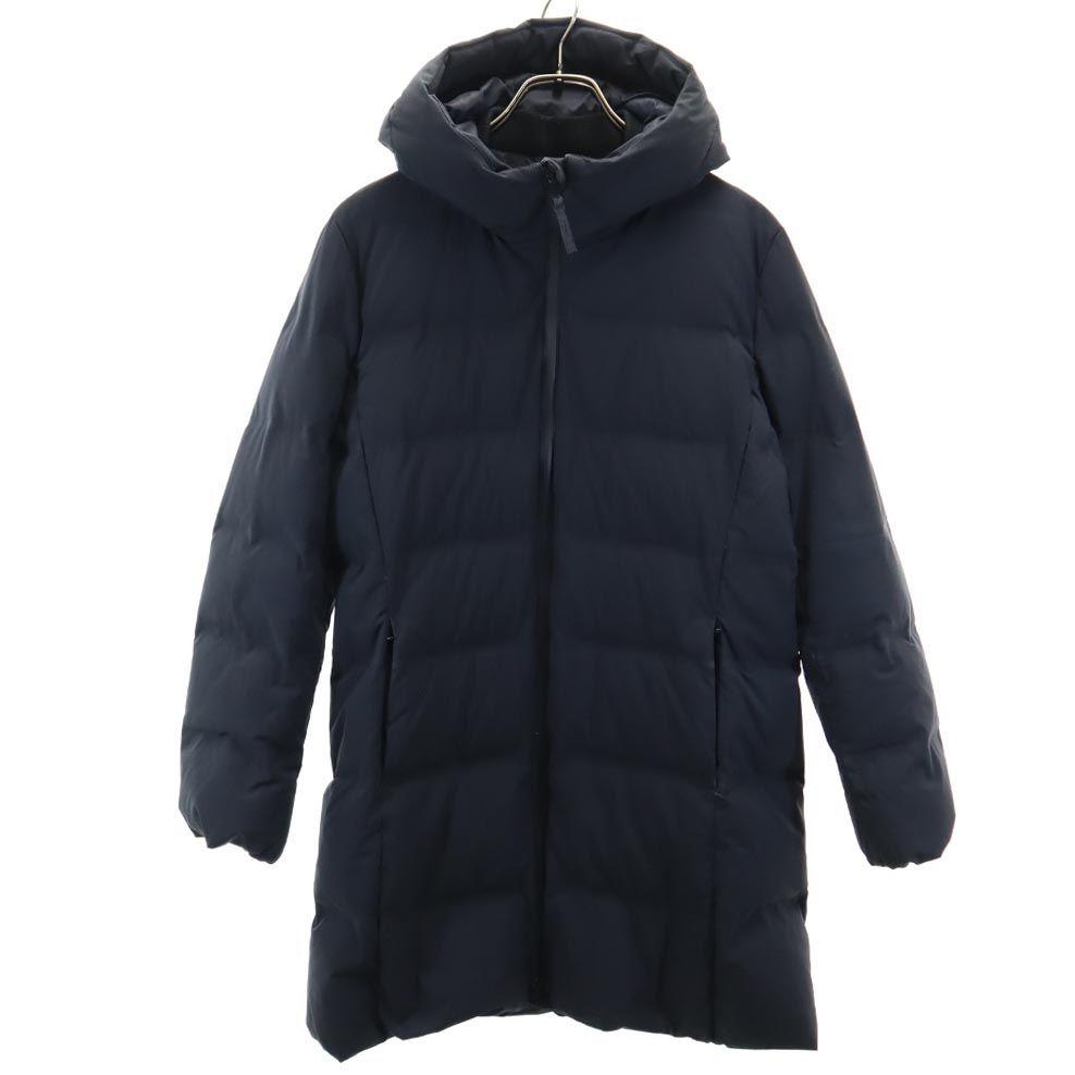 Uniqlo Long Sleeve Seamless Down Shorts Coat L Navy System Women Used