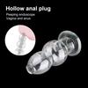 Nyttig analstimulator Lett å rengjøre Faux Crystal Butt Sex Stimulator Plug
