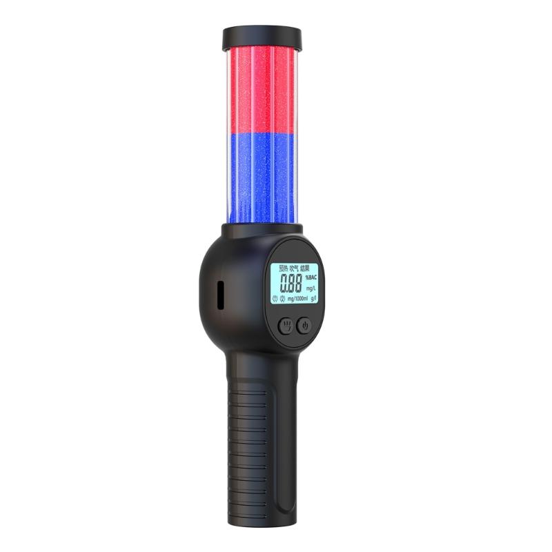 Digital Breathalyzer Tester with Large Screen Flashlight Meter Portable Quick Response Testing Meter 1