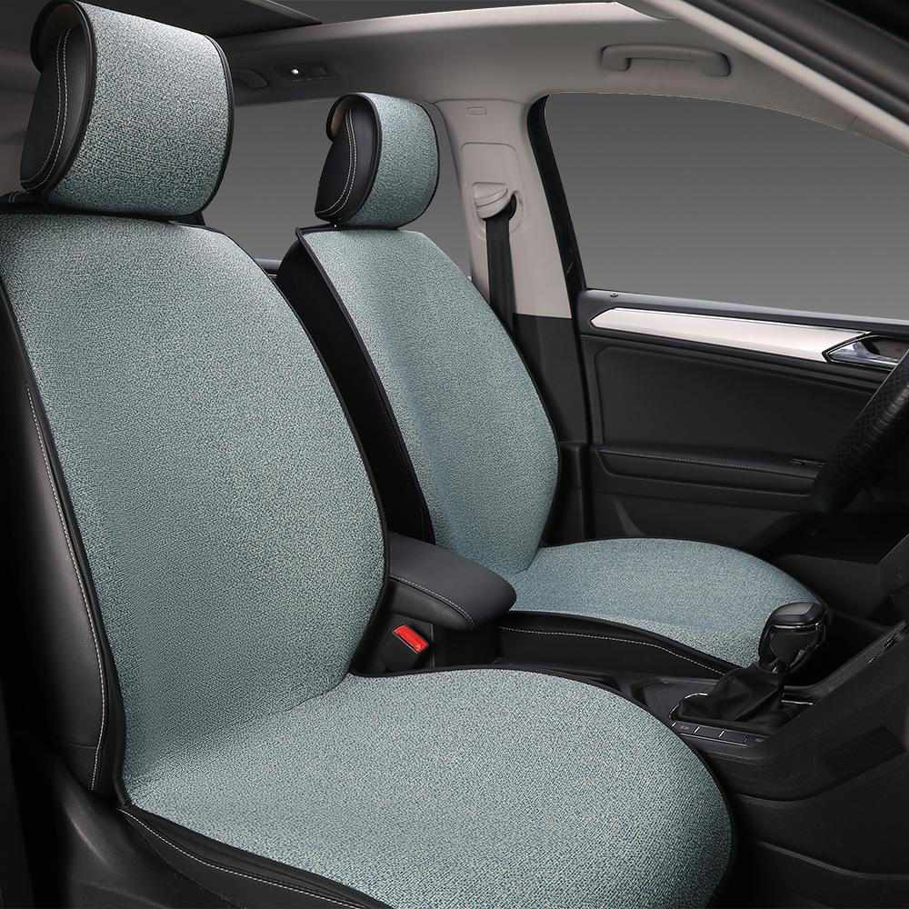 Universal Cotton Linen Car Seat Cushion for Buick Excelle, Regal, LaCrosse, Excelle GT, Encore - All Seasons.