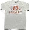 Bob Marley Unisex Verziertes T-Shirt: Flügel (Diamant) (Mittel)