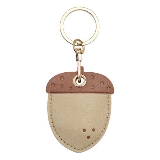 Cat Paw Shaped Pet Hair Keychain Faux Leather Pet Fur